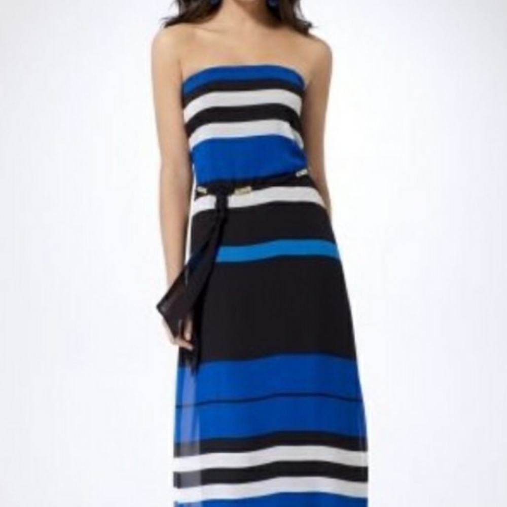 NWOT Cache strapless summer maxi dress